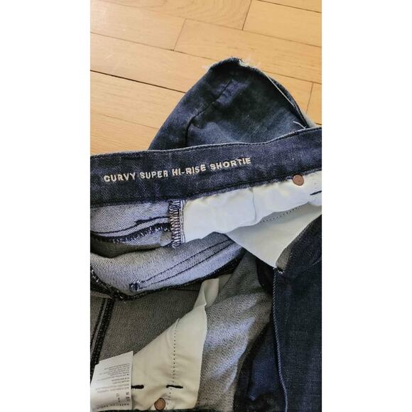 American Eagle Curvy Super Hi-Rise Shortie Shorts SIZE 8 - Picture 4 of 6